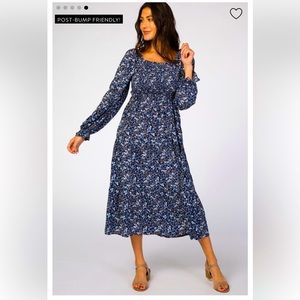 EUC Floral maternity dress